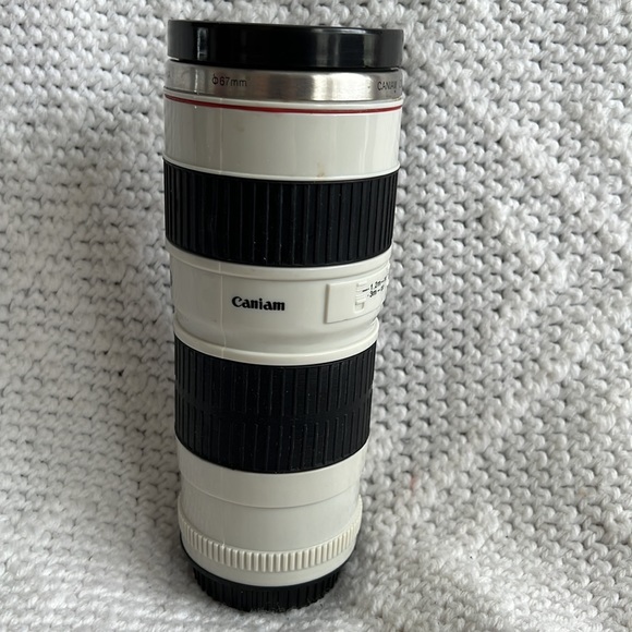Camera Lens Commuter Mug - White - Picture 2 of 5